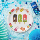 Rainbow Pop Geburtstag 6. Geburtstag Pappteller (Party)