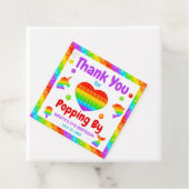 Rainbow Pop It Fidget Toy Birthday Party Geschenkanhänger (Beispiel)