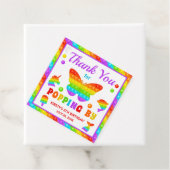 Rainbow Pop It Fidget Toy Birthday Party Geschenkanhänger (Beispiel)