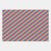 Rainbow Pop It Fidget Toy Pattern Geschenkpapier Set (Vorderseite 3)