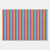 Rainbow Pop It Fidget Toy Pattern Geschenkpapier Set (Vorderseite 2)