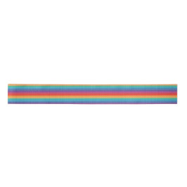 Rainbow Pop It Fidget Toy Pattern Satinband