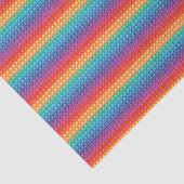 Rainbow Pop It Fidget Toy Pattern Seidenpapier (Detail)