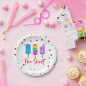 Rainbow Pop Two Sweet 2. Geburtstag Pappteller (Party)