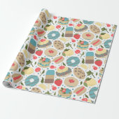 Rainbow Popsicles Wrapping Paper Roll Geschenkpapier (Ungerollt)