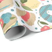 Rainbow Popsicles Wrapping Paper Roll Geschenkpapier (Rolleneckpunkt)