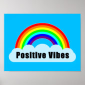 RAINBOW - Positive Vibes Poster (Vorne)