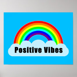 RAINBOW - Positive Vibes Poster