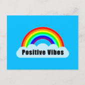 RAINBOW - Positive Vibes Postkarte (Vorderseite)
