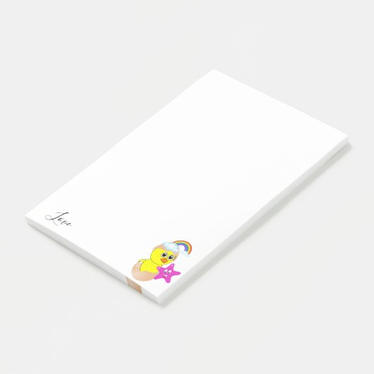 Rainbow Post-it Klebezettel (angewinkelt)