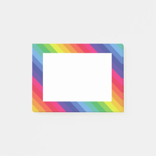 Rainbow Post-it Klebezettel (Vorderseite)