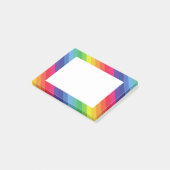 Rainbow Post-it Klebezettel (angewinkelt)