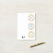 Rainbow Post-it Klebezettel (Auf Schreibtisch)