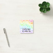 Rainbow Post-it-Notizen für kreative Typen Post-it Klebezettel (Büro)