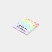 Rainbow Post-it-Notizen für kreative Typen Post-it Klebezettel (angewinkelt)