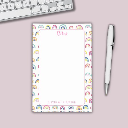 Rainbow post post-it klebezettel