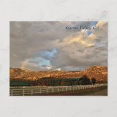 Rainbow Postcard im Garner Valley, CA Postkarte (Vorderseite)