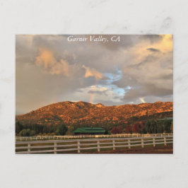 Rainbow Postcard in Garner Valley, CA Postkarte