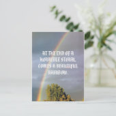 RAINBOW POSTCARD POSTKARTE (Stehend Vorderseite)