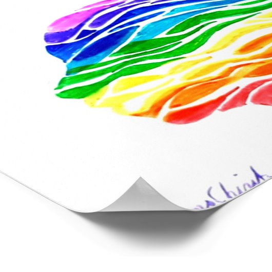 Rainbow Poster (Ecke)