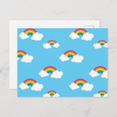 Rainbow Postkarte (Vorne/Hinten)