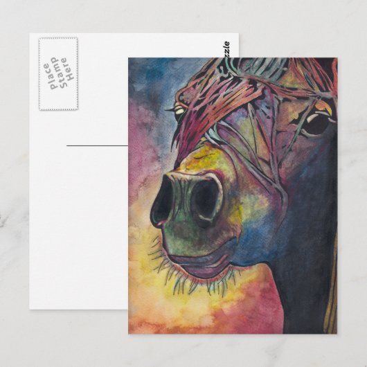 Rainbow Postkarte (Vorne/Hinten)