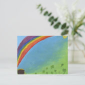 Rainbow Postkarte (Stehend Vorderseite)
