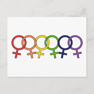 Rainbow Postkarte