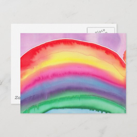 RAINBOW POSTKARTE (Vorne/Hinten)