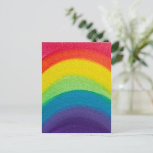 Rainbow Postkarte (Stehend Vorderseite)