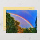RAINBOW Postkarte (Vorne/Hinten)