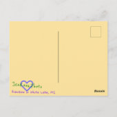 RAINBOW Postkarte (Rückseite)