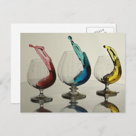 Rainbow Postkarte (Vorne/Hinten)