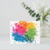 Rainbow Postkarte (Stehend Vorderseite)