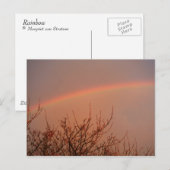 Rainbow Postkarte (Vorne/Hinten)