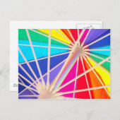 Rainbow Postkarte (Vorne/Hinten)