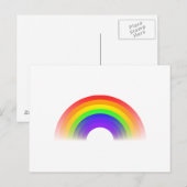 Rainbow Postkarte (Vorne/Hinten)
