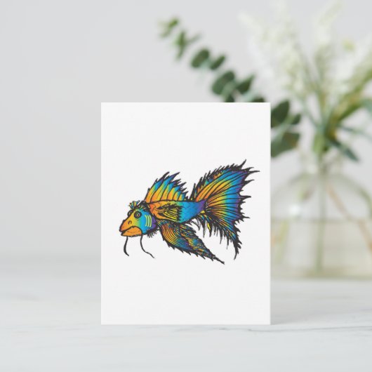 Rainbow Postkarte (Stehend Vorderseite)