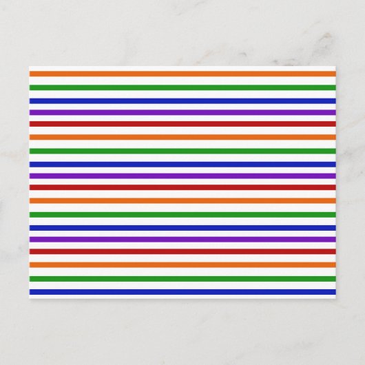 Rainbow Postkarte (Vorderseite)