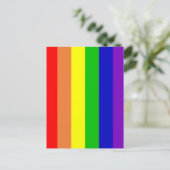 Rainbow Postkarte (Stehend Vorderseite)