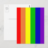 Rainbow Postkarte (Vorne/Hinten)