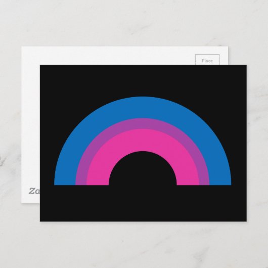 Rainbow Postkarte (Vorne/Hinten)