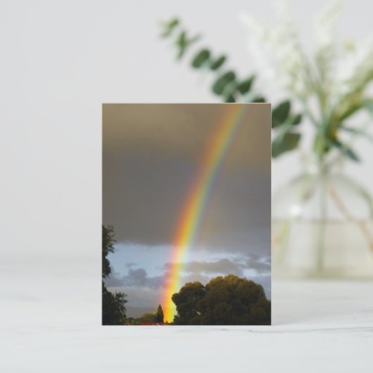 Rainbow Postkarte (Stehend Vorderseite)