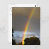 Rainbow Postkarte (Vorne/Hinten)