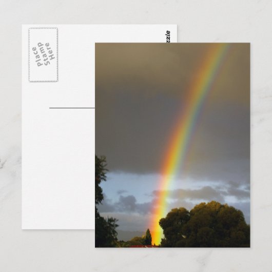 Rainbow Postkarte (Vorne/Hinten)