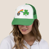 Rainbow Pot of Gold Kleeblatt St. Patrick's Day Truckerkappe (Beispiel)