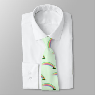 Rainbow Pot of Gold St. Patrick's Day Krawatte