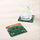 Rainbow Pot of Gold St. Patrick's Day Untersetzer (Vor Ort)