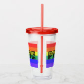 Rainbow Pride Acryltrinkbecher (Rechts)