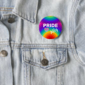 Rainbow Pride Allied with Heart Button (Beispiel)
